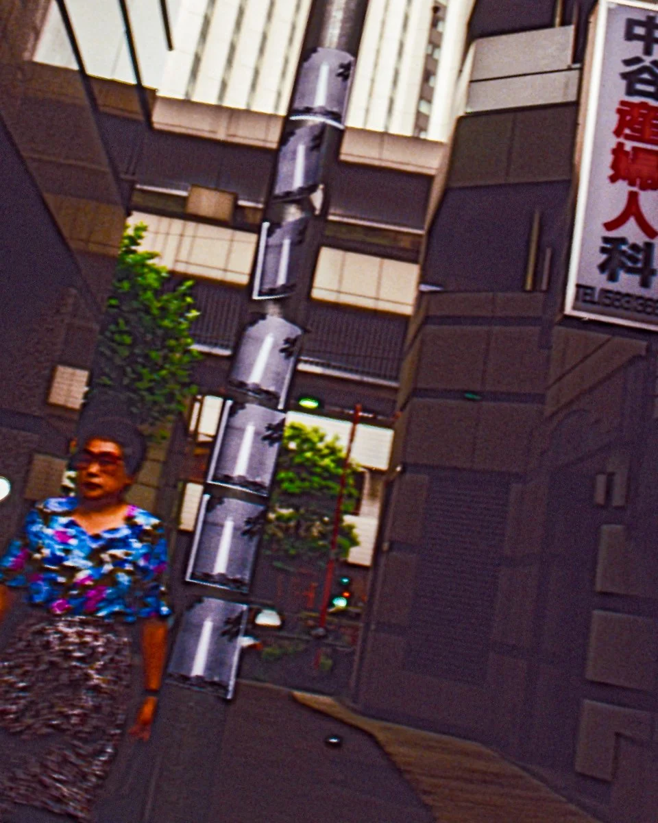 Monuments, photocopied poster on utility pole, Singapore, 2011