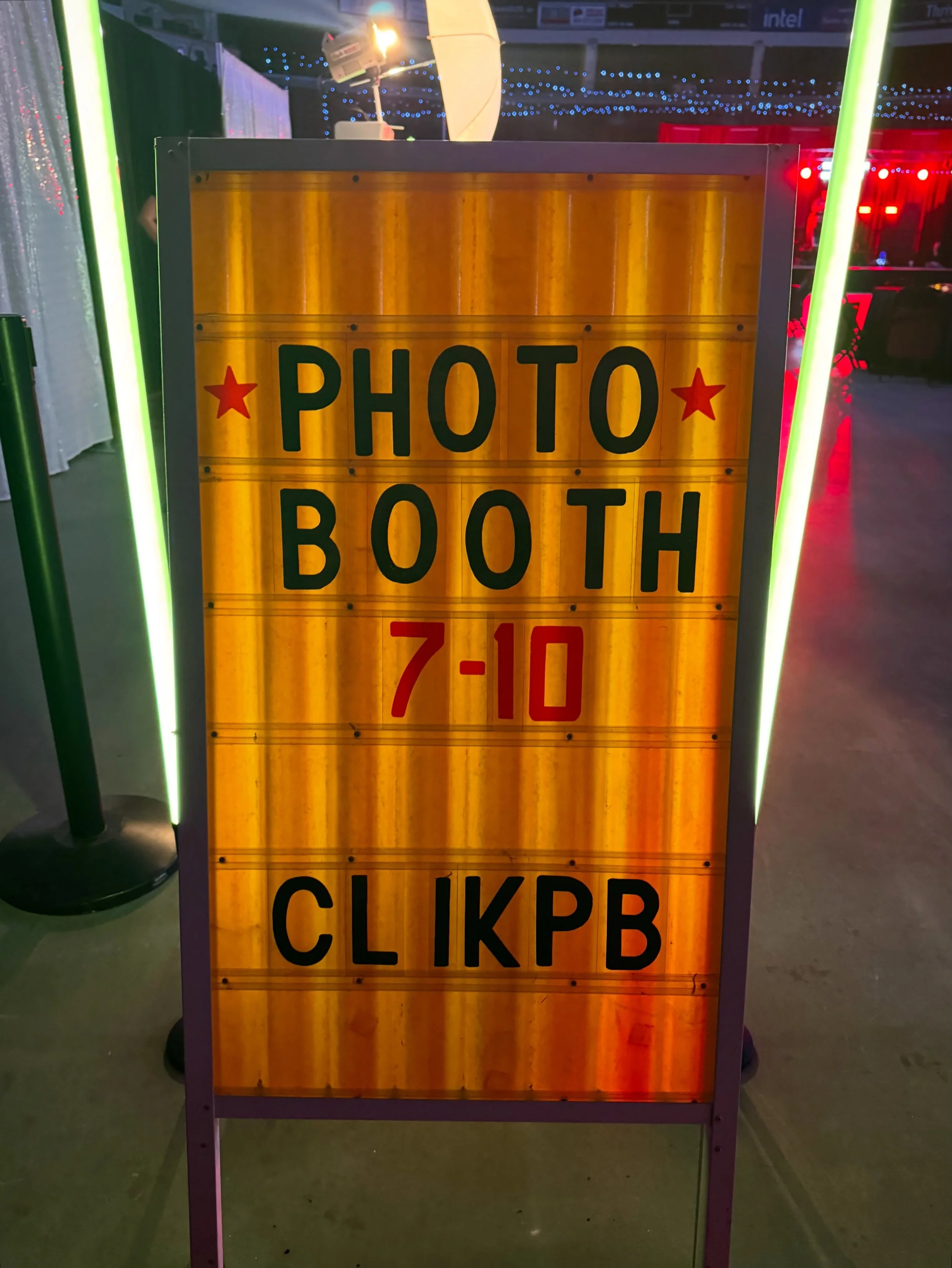 You see this sign across the room and immediately know where the party is 📸✨

#ClikPhotoBooth #ClikPB #AlbuquerquePhotoBooth #ABQEvents #PhotoBoothFun EventRental WeddingPhotoBooth NMEvents