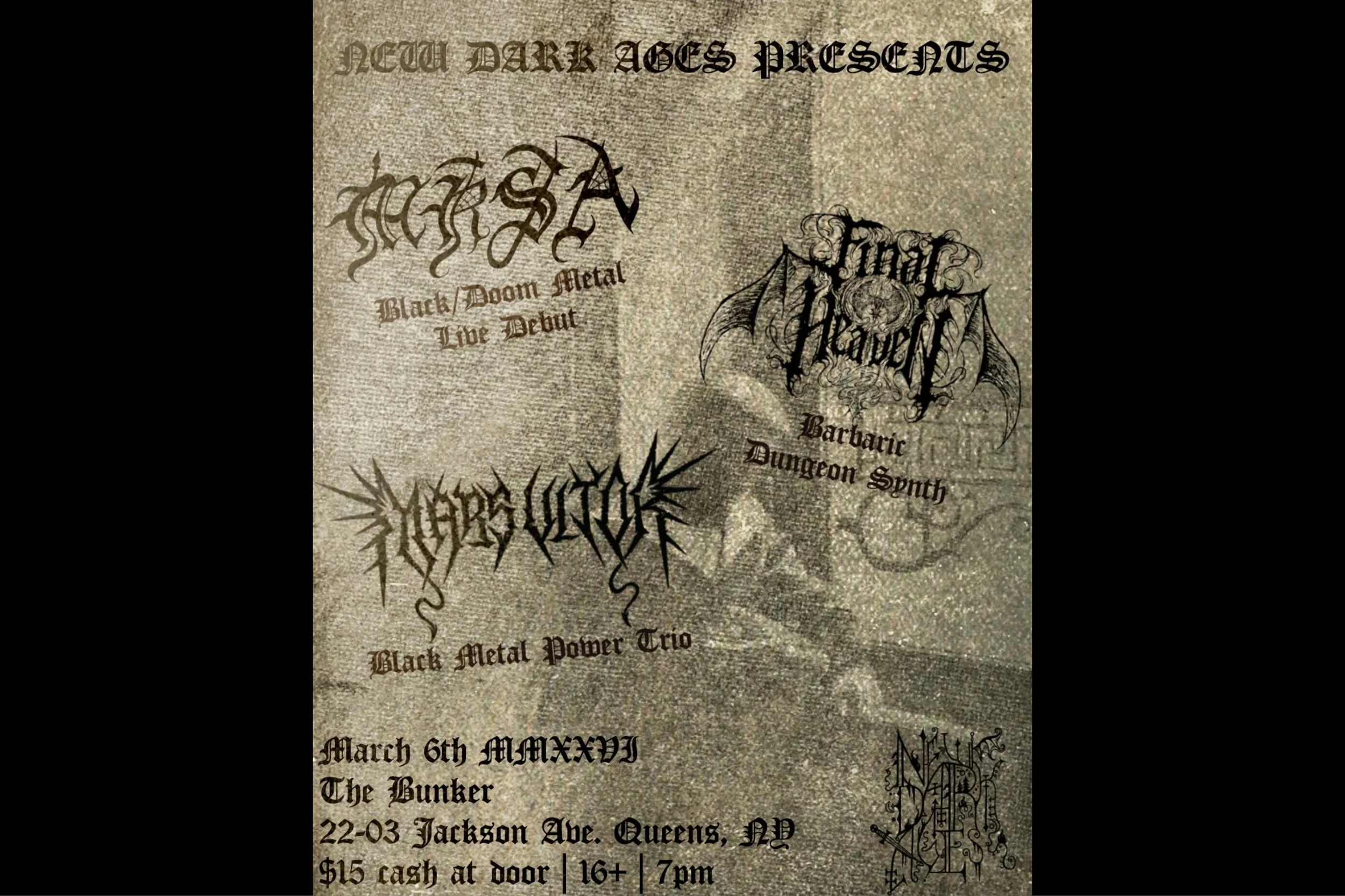 New Dark Ages Presents…