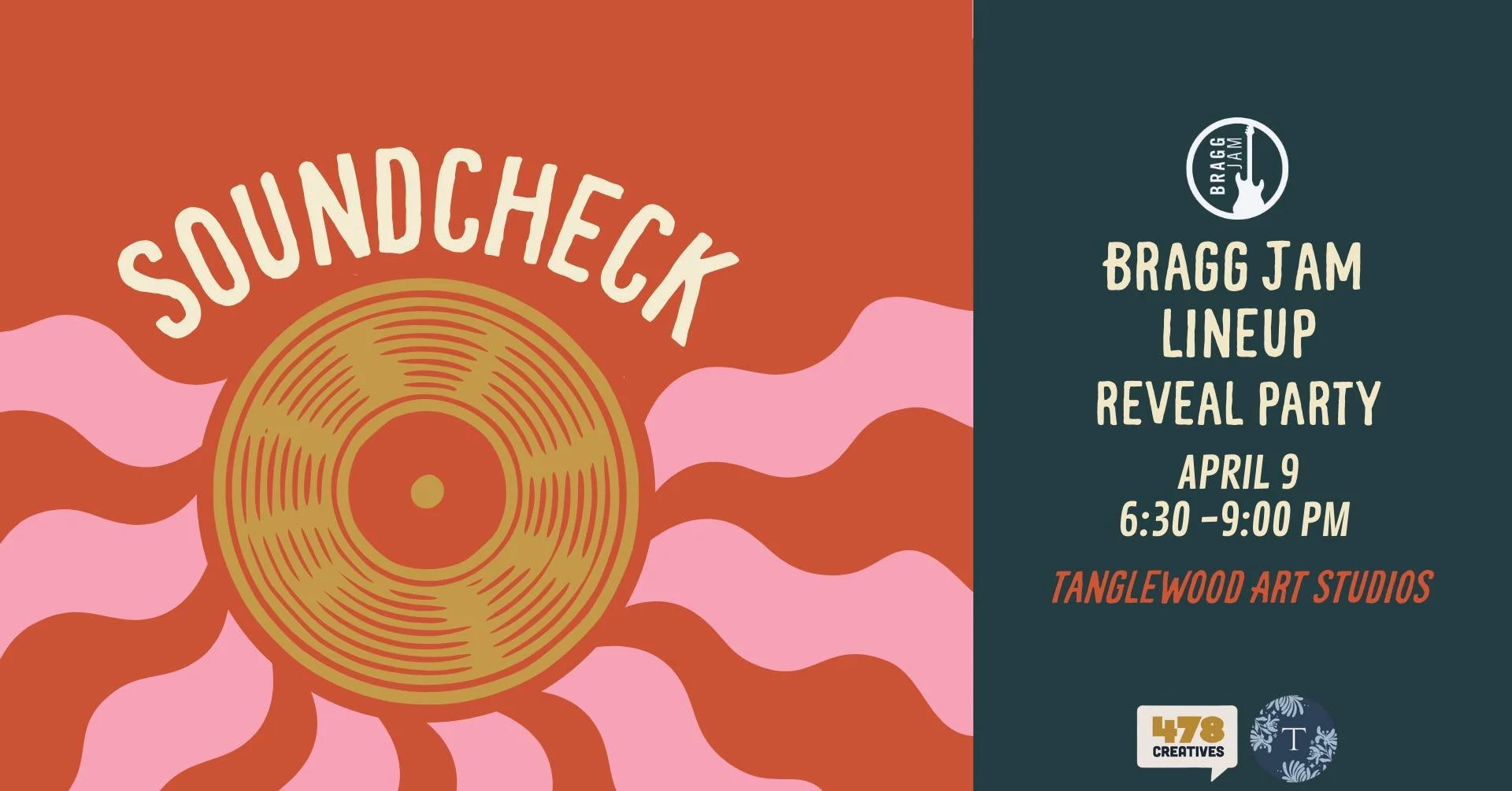 Soundcheck: Bragg Jam Lineup Reveal Party