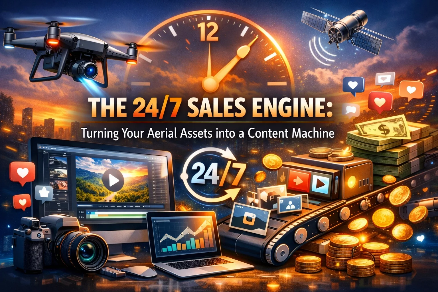 The 24/7 Sales Engine: Turning Your Aerial Assets into a Content Machine.