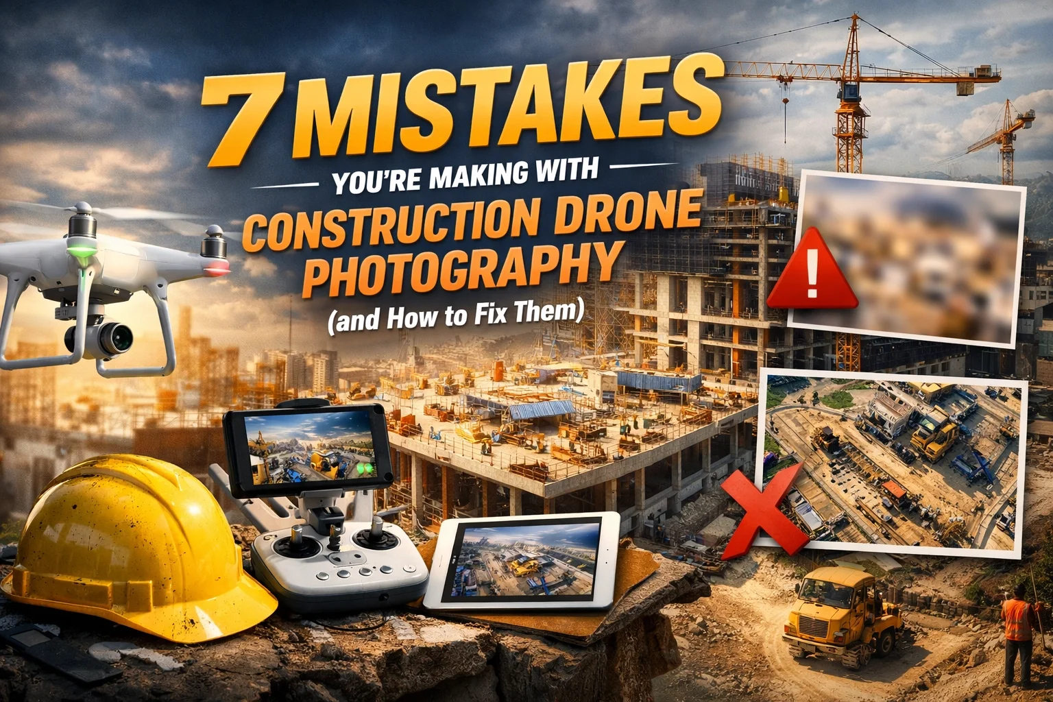 7 Mistakes You’re Making with Construction Drone Photography (and How to Fix Them)