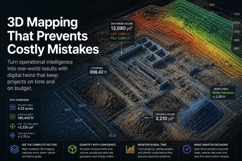 What Your Ground Team is Missing: How 3D Mapping Prevents Six-Figure Mistakes