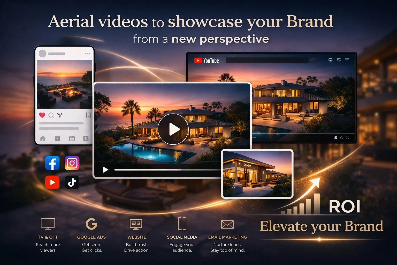 Elevate your brand with aerial views from SKYVISION