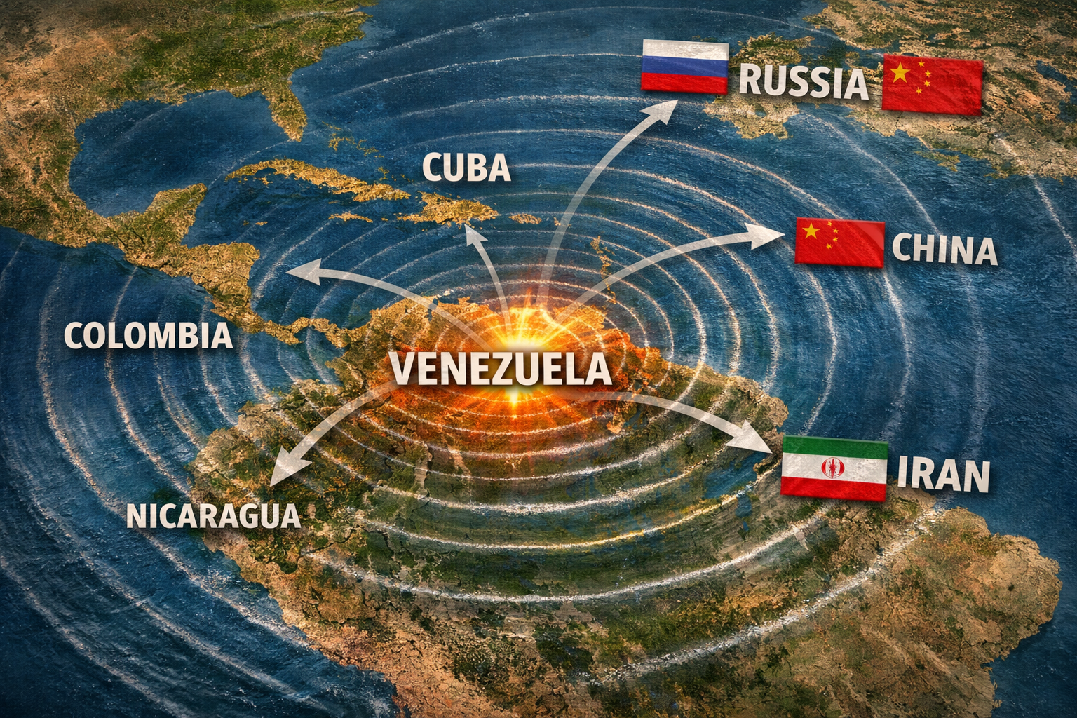 Venezuela’s Shockwave: The Domino Effect That Could Rattle Cuba—and Rewire the Iran–Russia–China Axis