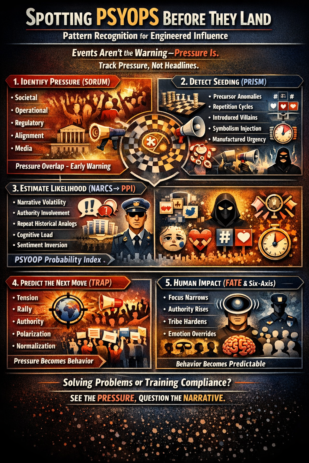 Before the Crisis Comes the Pressure: How Modern Psychological Operations (Influence) Is Engineered, Scaled, and Normalized