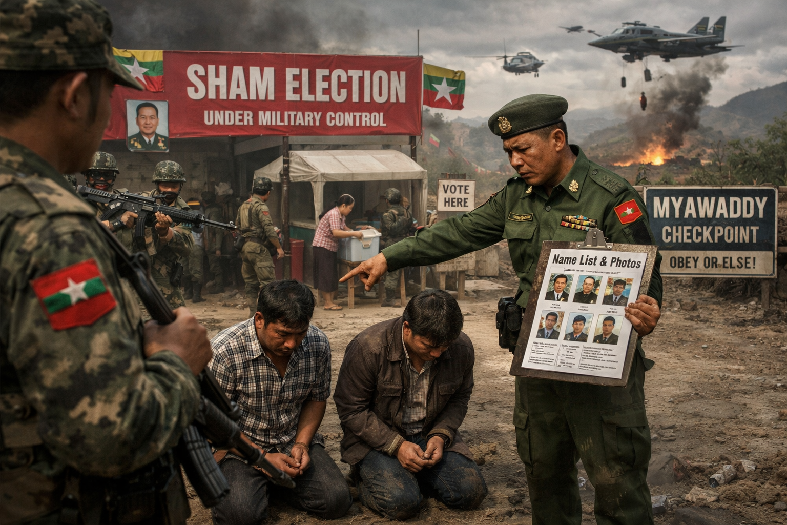 How the Burma Junta Turned “Election Security” Into Control-by-Compliance in Myawaddy