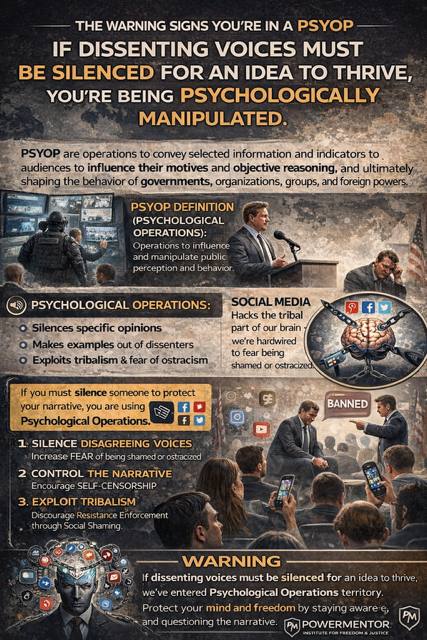 If Dissenting Voices Must Be Silenced