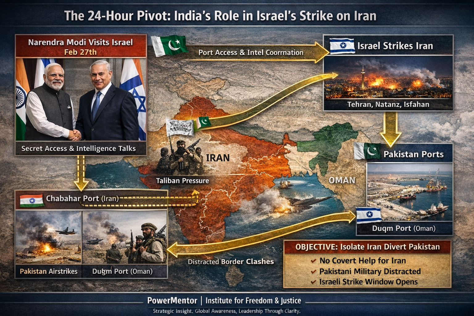 The 24-Hour Pivot: How Regional Moves May Have Shaped Israel’s Strike on Iran