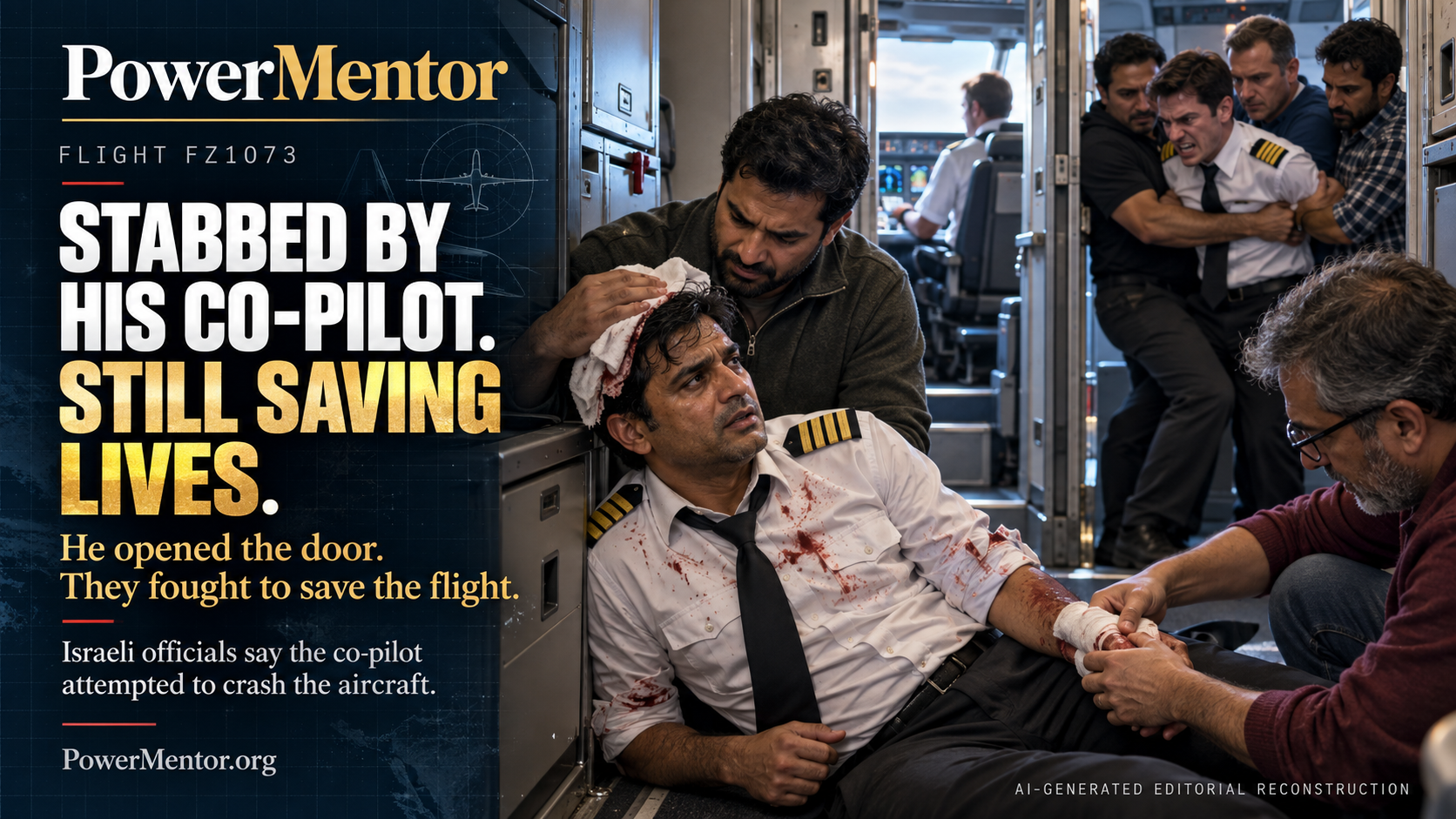 Stabbed by His Co-Pilot, the Captain Opened the Door—and Gave His Passengers a Fighting Chance