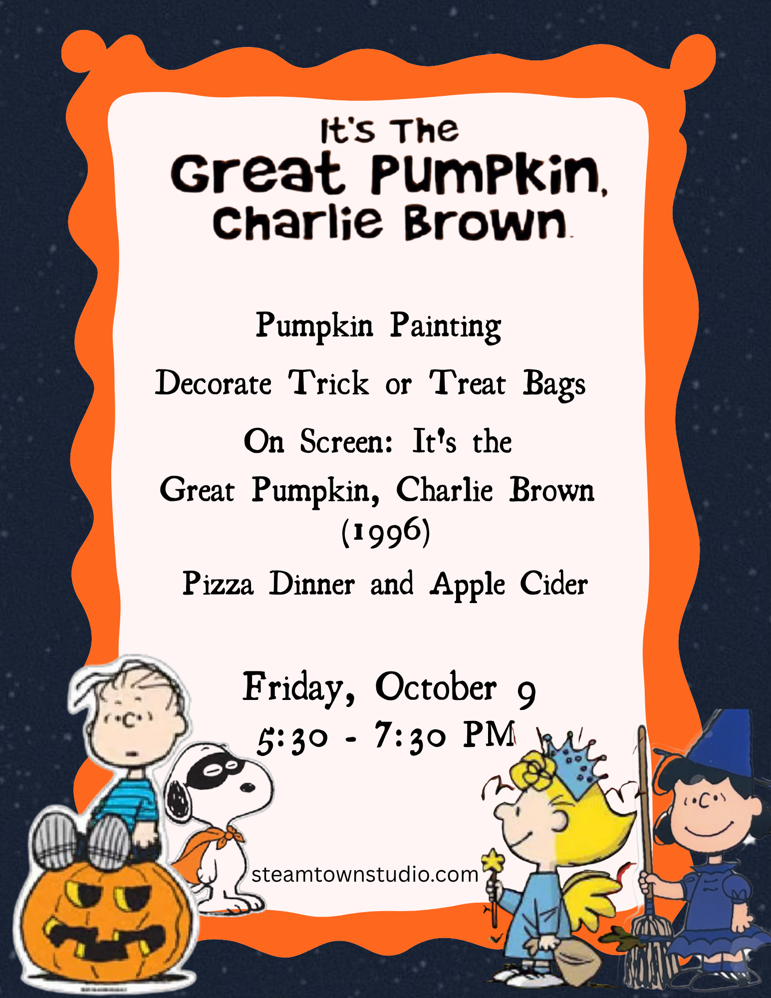 It’s the Great Pumpkin, Charlie Brown