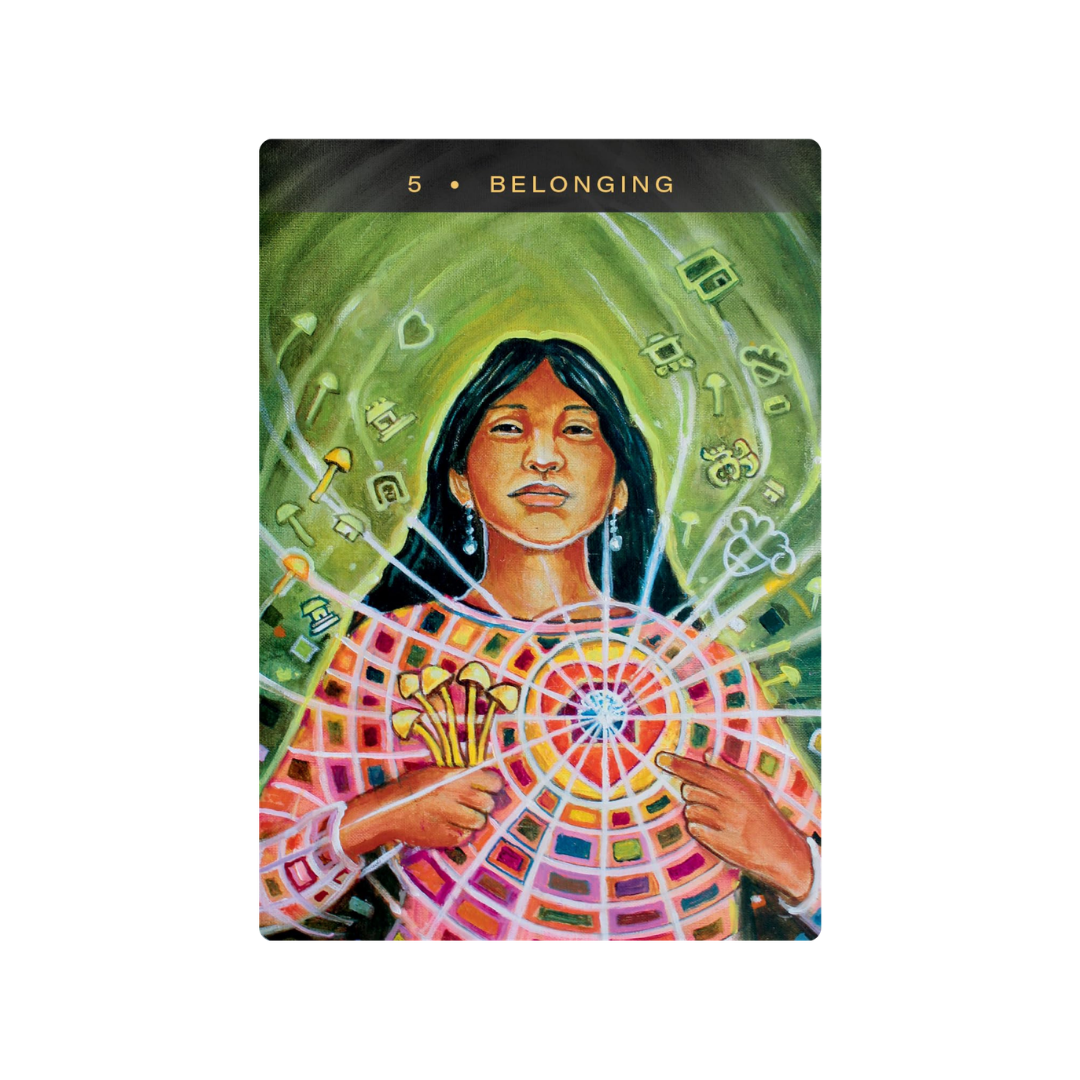 Sacred Mushroom Oracle by Xochitl Card Belonging.png