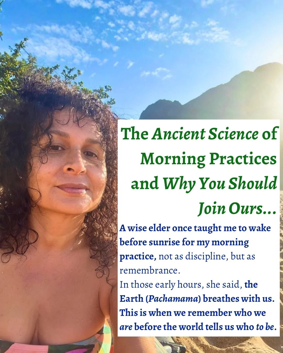 Ancient wisdom meets modern neuroscience: morning practice literally rewires your brain&rsquo;s stress response.*

For 21 days, join us Live from my altars to yours with our morning practice: BORN FOR THIS

Feb 18 - March 18 | New Moon to New Moon 
M
