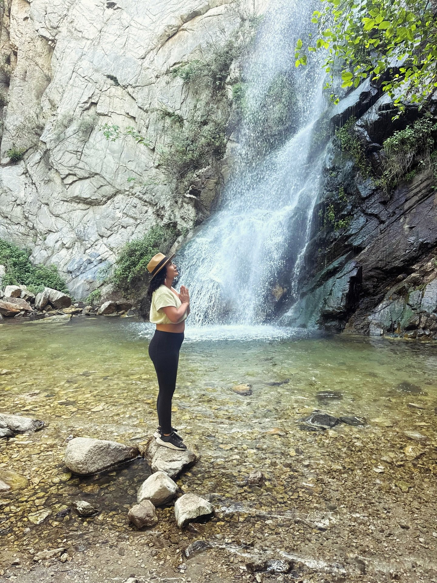So blessed to be near this sacred water.

In my traditions, water is the first prayer. 
It carries memory. It purifies. It connects us to every ancestor who ever stood at the edge of a river, a waterfall, a stream, and gave thanks. 
Mama Yaku in Quec