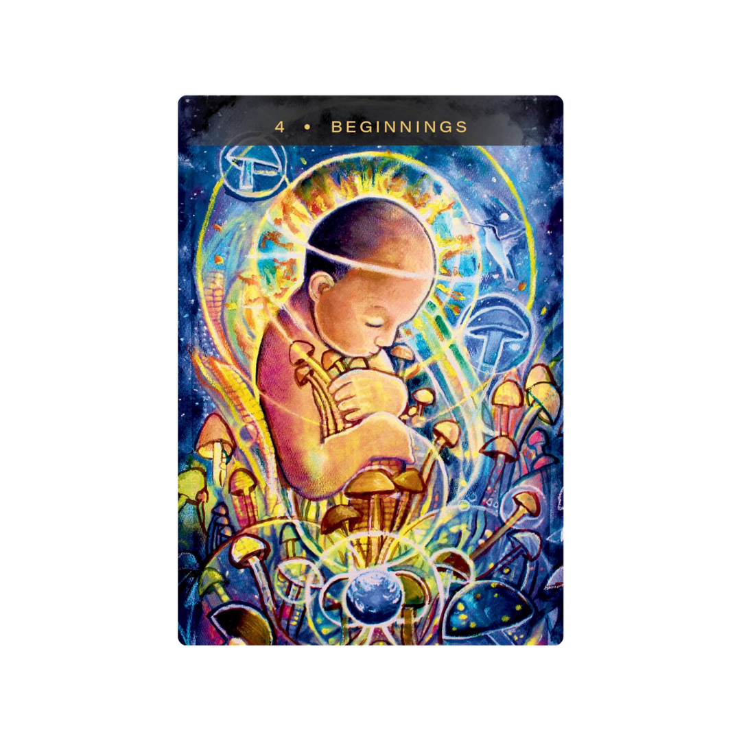 Sacred Mushroom Oracle by Xochitl Card Beginnings.png