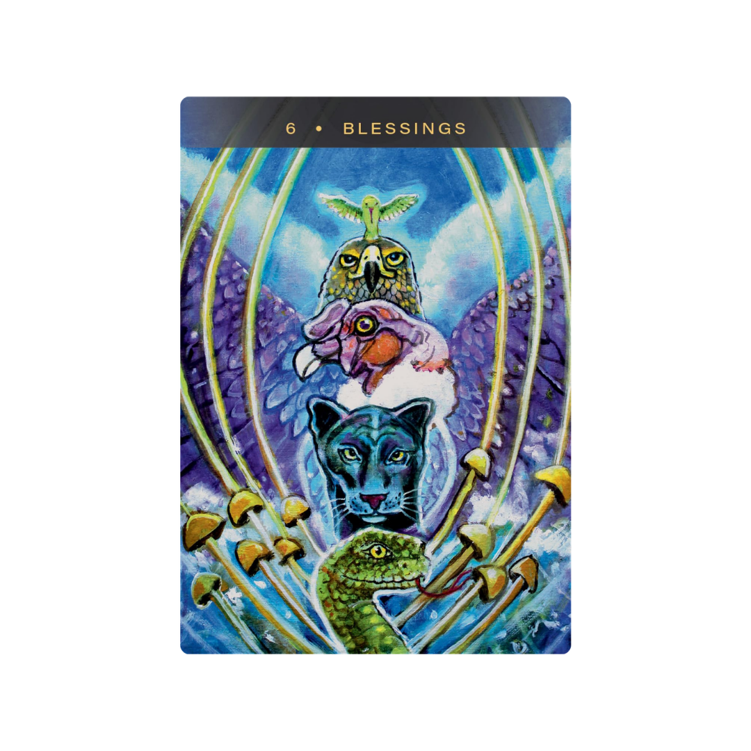 Sacred Mushroom Oracle by Xochitl Card Blessings.png