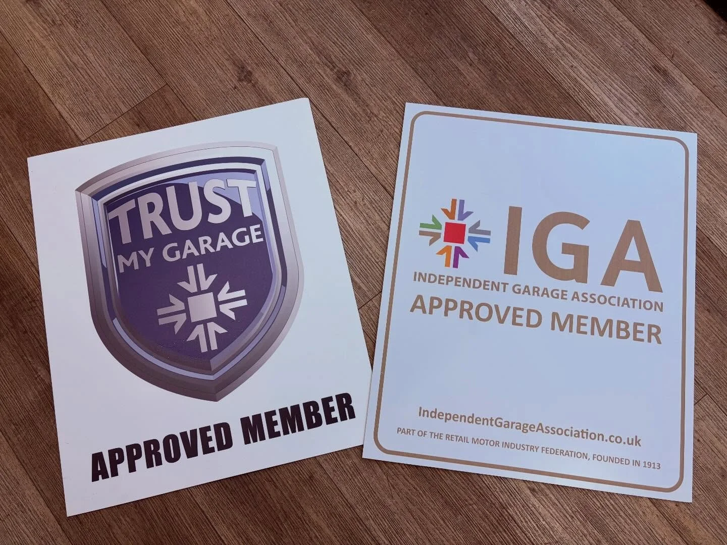 We&rsquo;re proud to be an Approved Member of Trust My Garage and the Independent Garage Association.

That means honest advice, transparent pricing, and work carried out to the highest industry standards &mdash; every time.
Local. Reliable. Trusted.