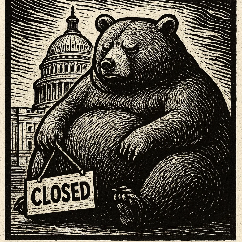 The fattest bear, AI slop, and some quick government shutdown guides