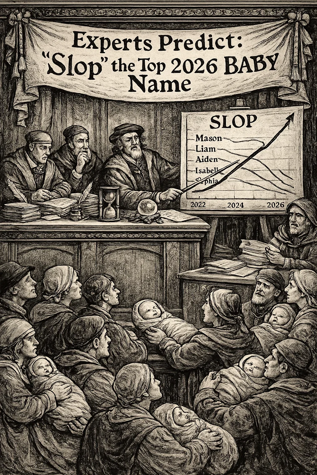 “Erika Kirk vs. Candace Owens Slop” is the Top Baby Name Predicted for 2026