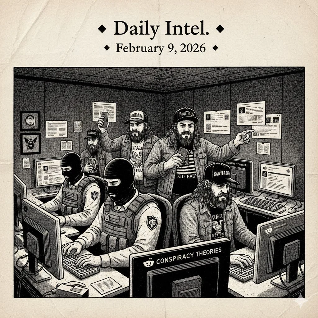 Trump is spying on Reddit users, research shows America believes conspiracy theories, chip wars, and more