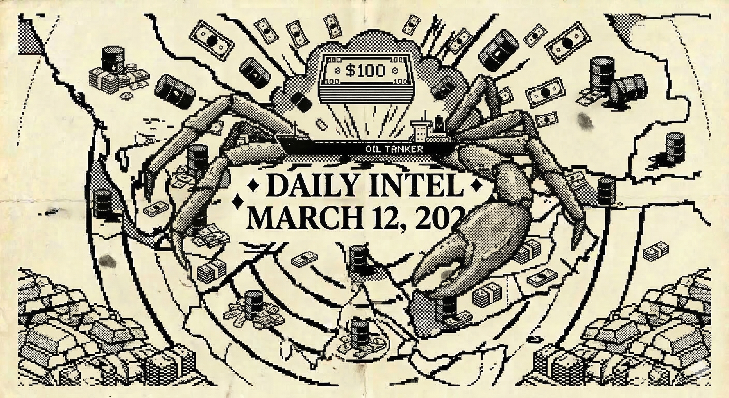 The Hegseth Million Dollar Crab Party, Oil Tankers Ablaze, and Other Wastage