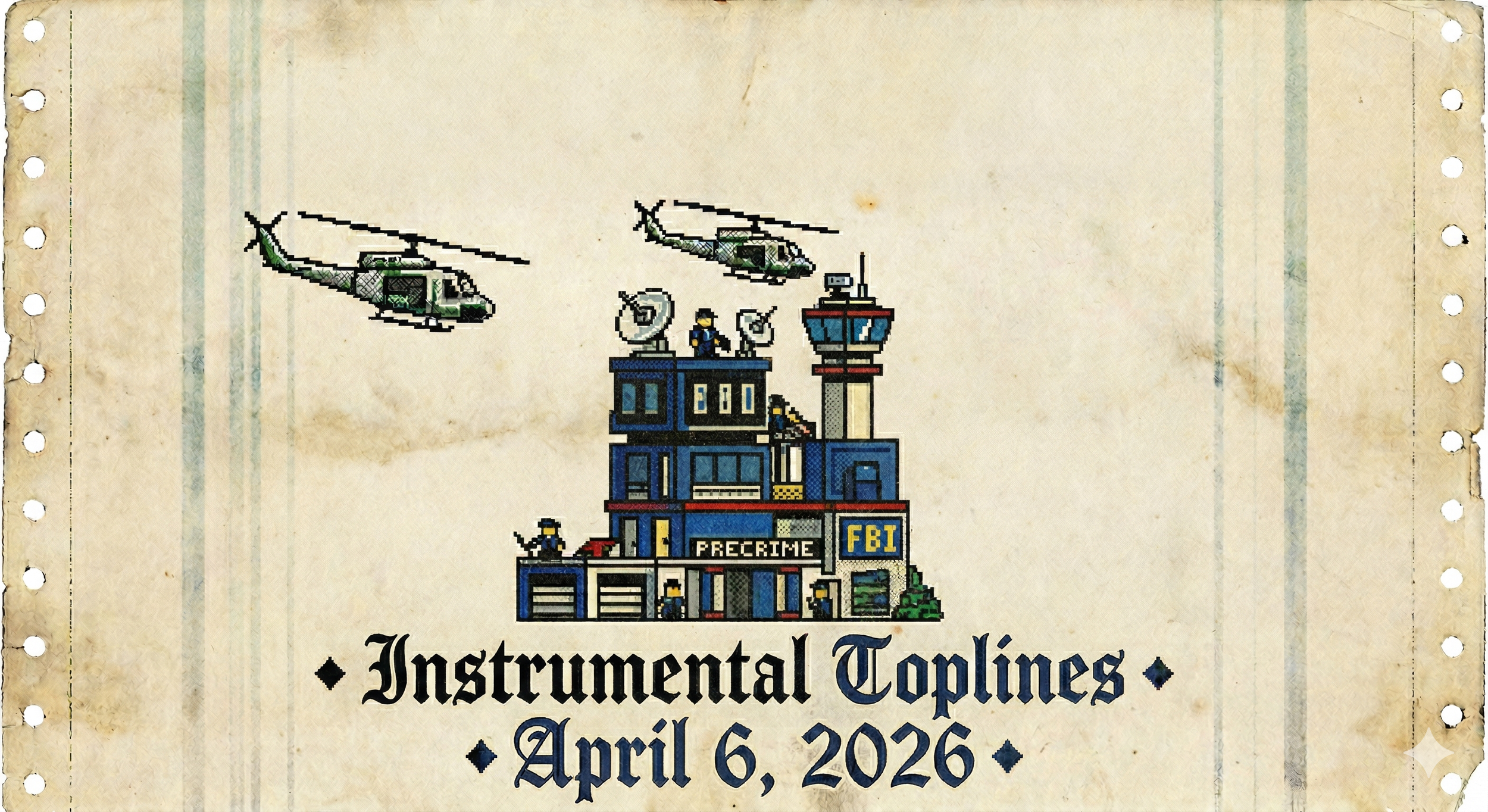 Iran’s Lego Slop War and the FBI’s New Precrime Center