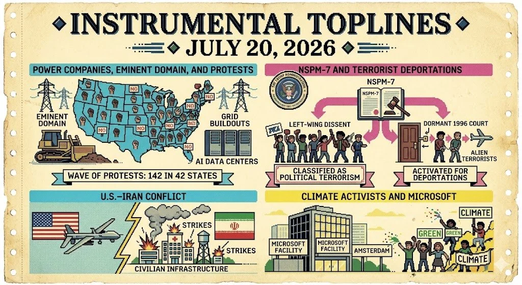 Data Center Protests Go National, Trump’s War in Iran Spirals, and Right Wing Climate Attacks Hit Truth Social