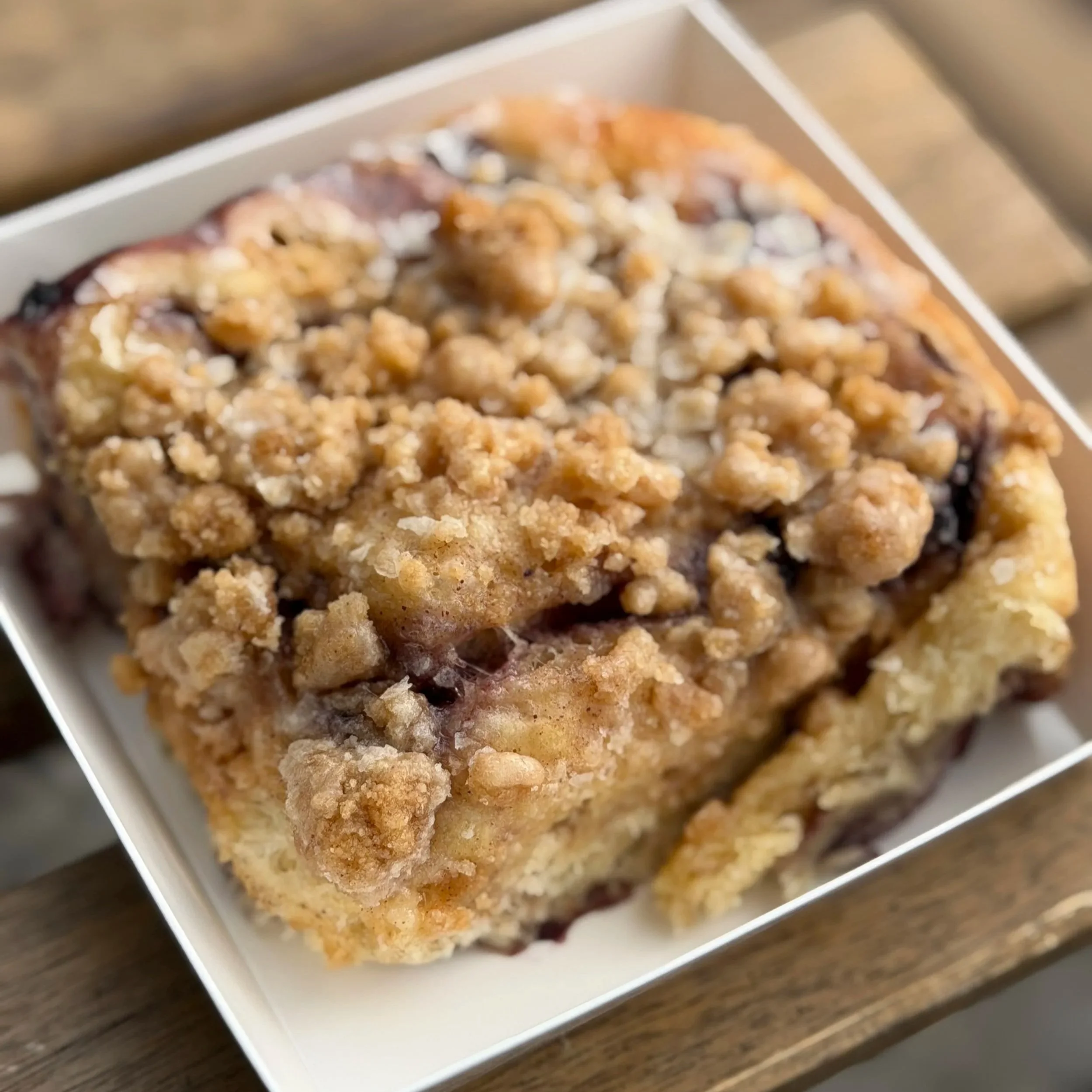 Blueberry Cobbler Cinnamon Roll
