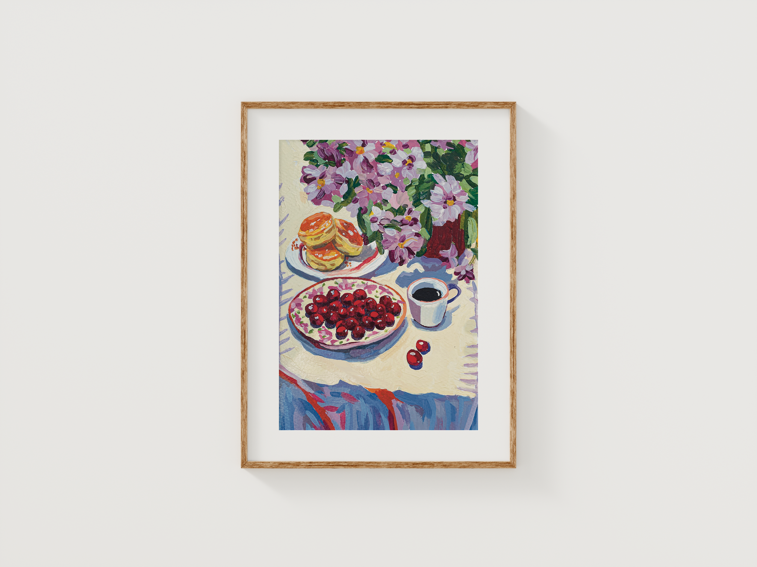 January Cranberries Print
