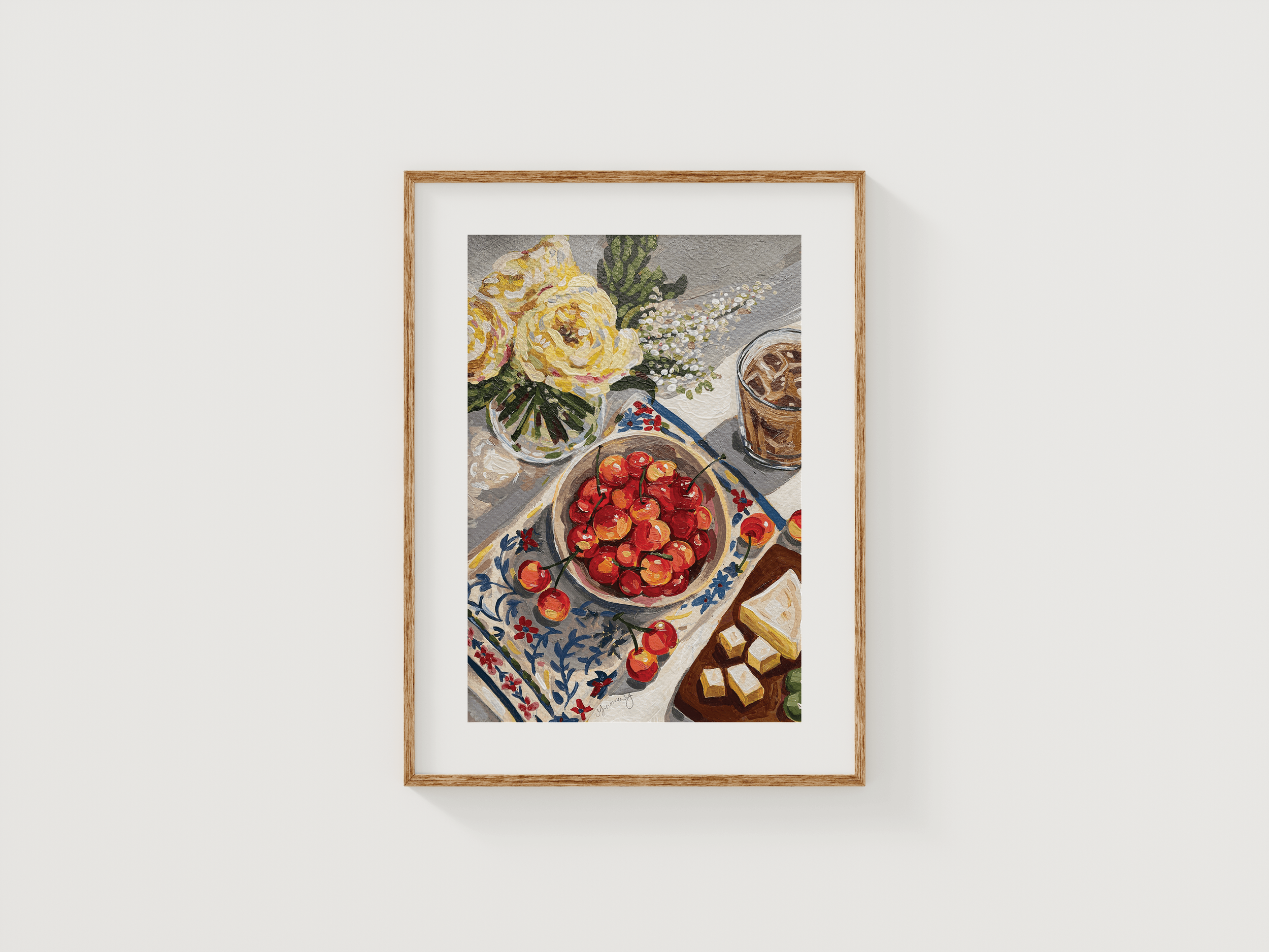 May Cherries Print