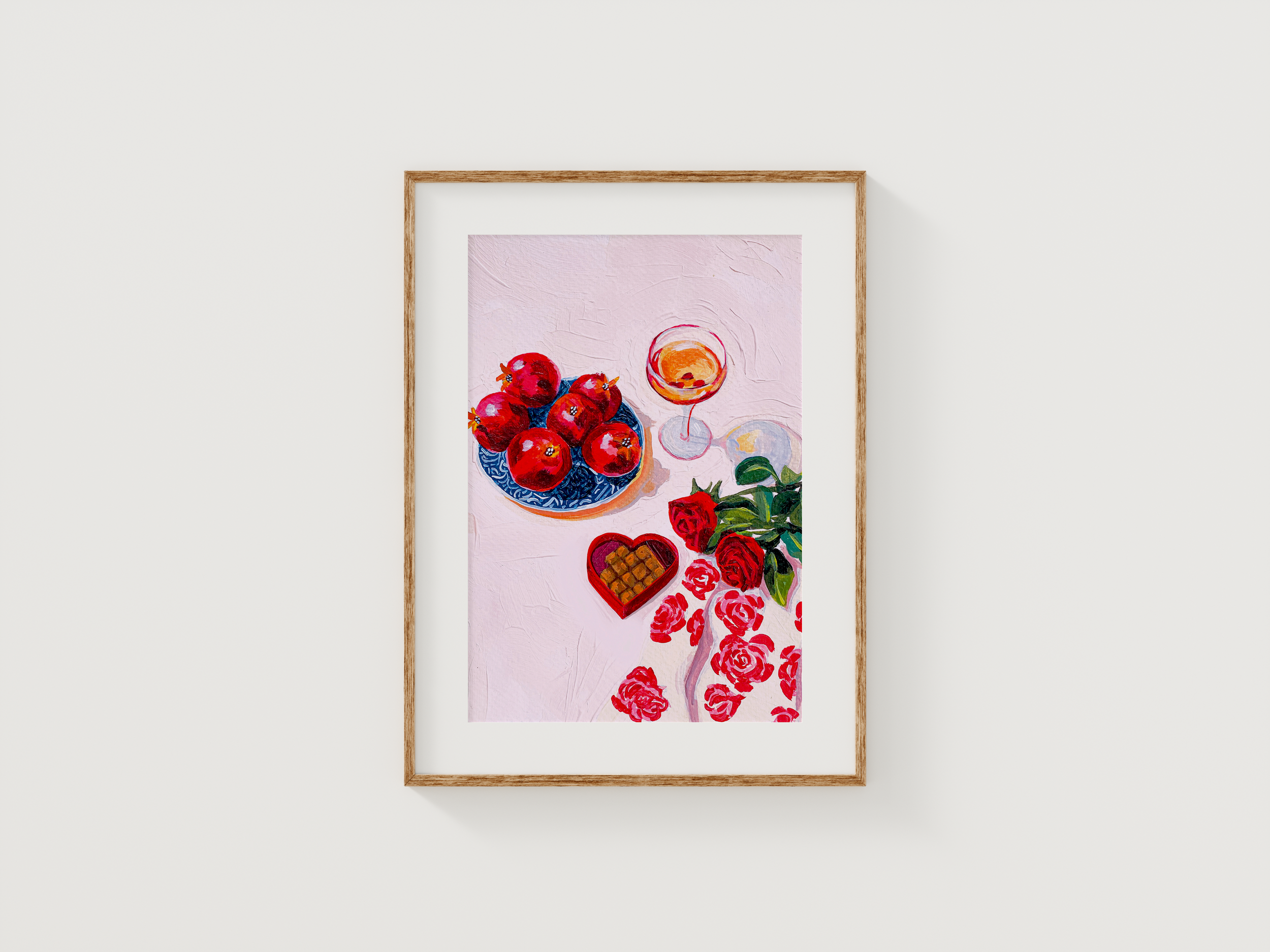 February Pomegranate Print