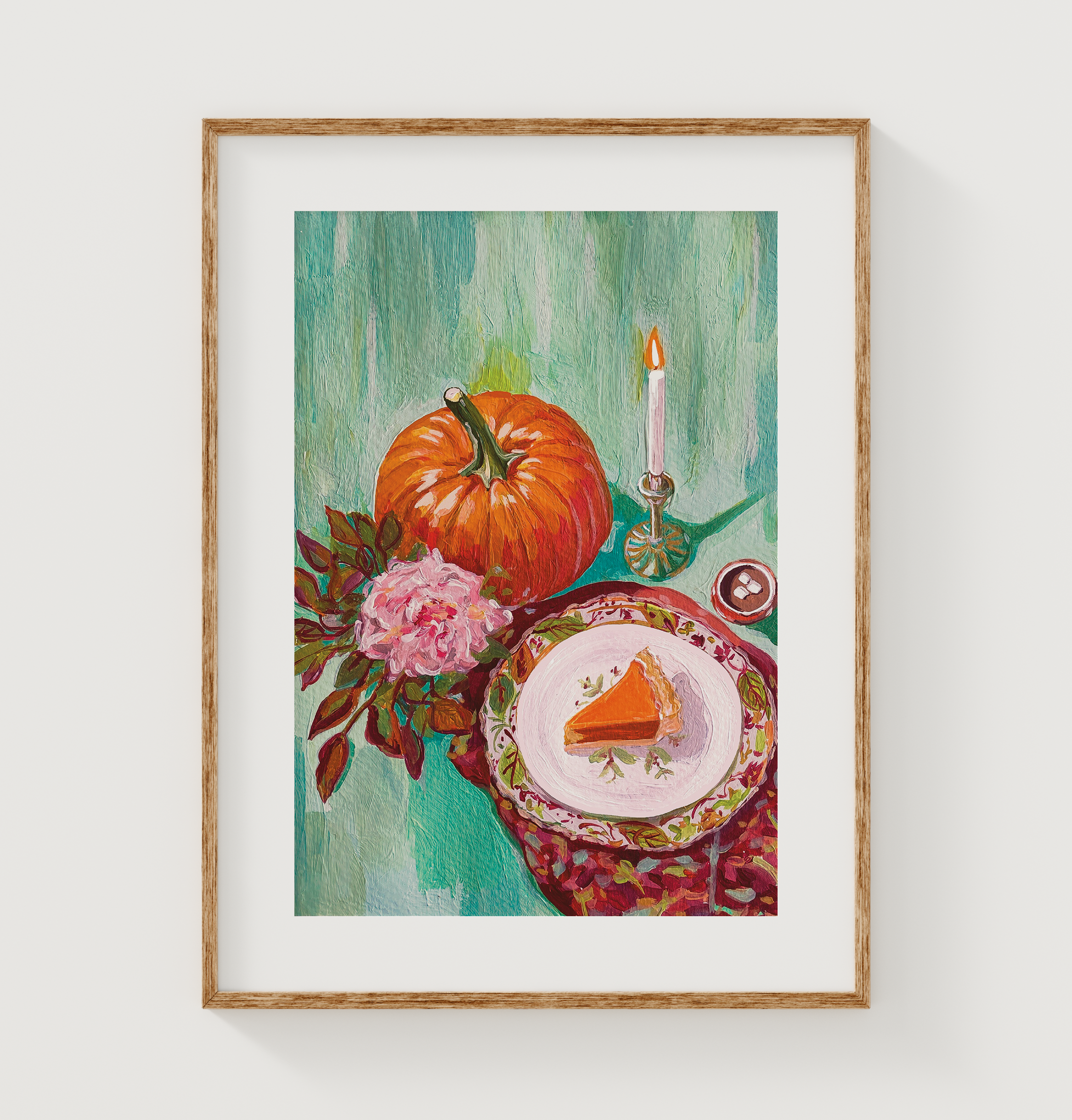 November Pumpkin Print
