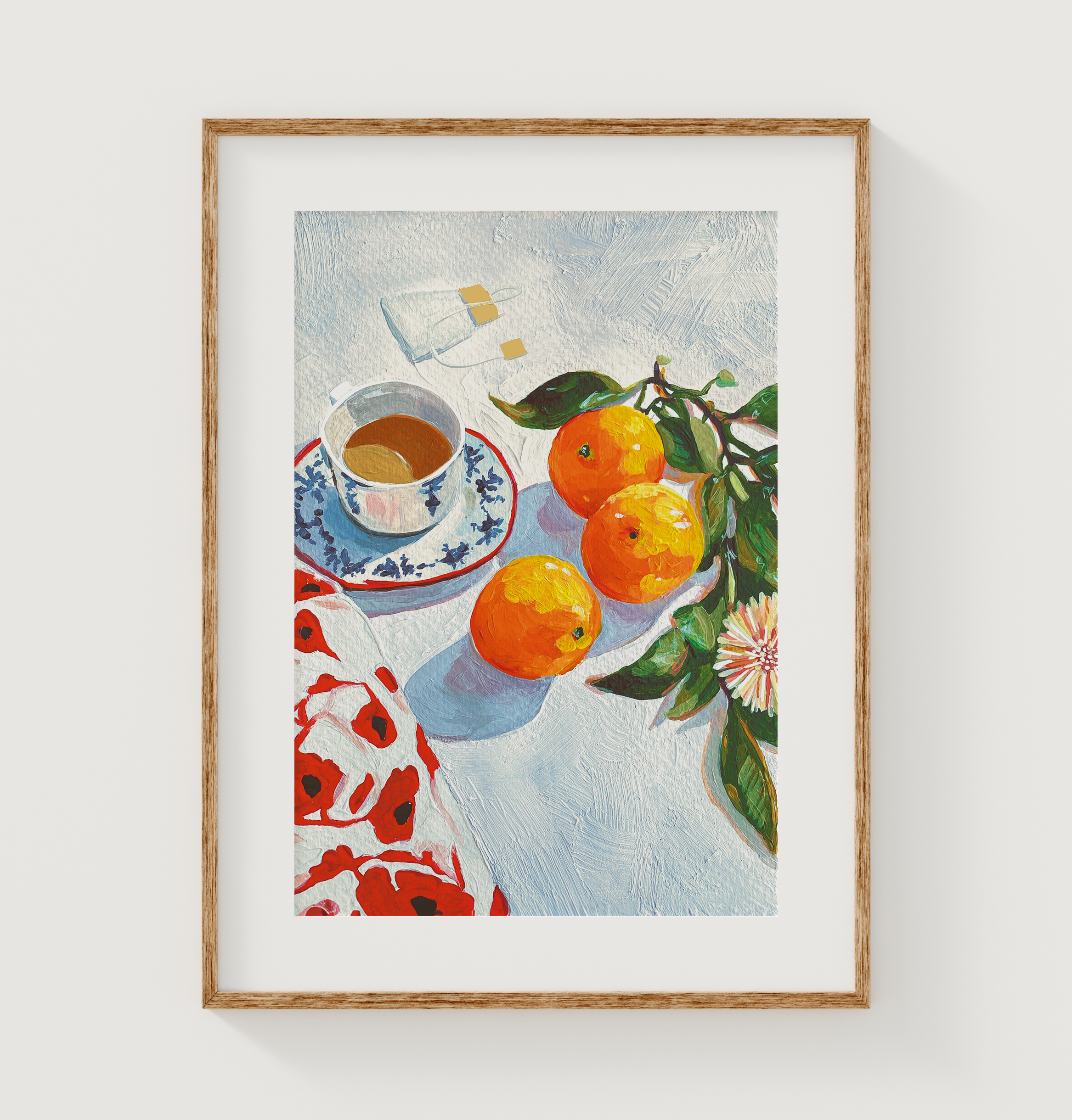 December Oranges Print