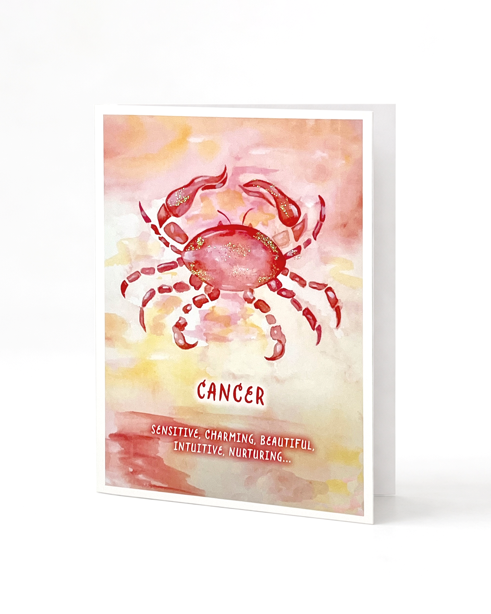 Cancer Sun Sign Greeting Card