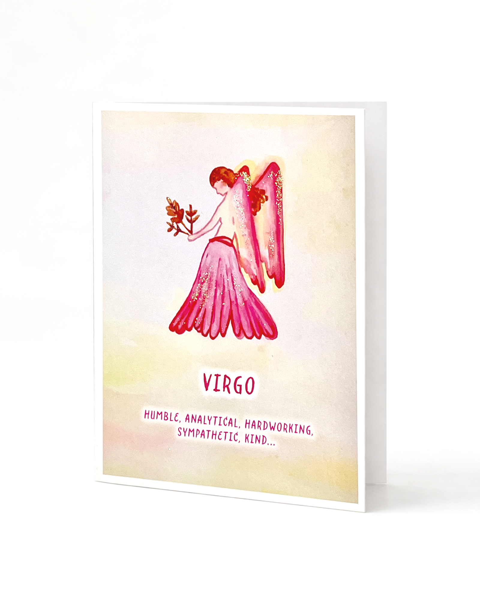 Virgo Sun SIgn Greeting Card