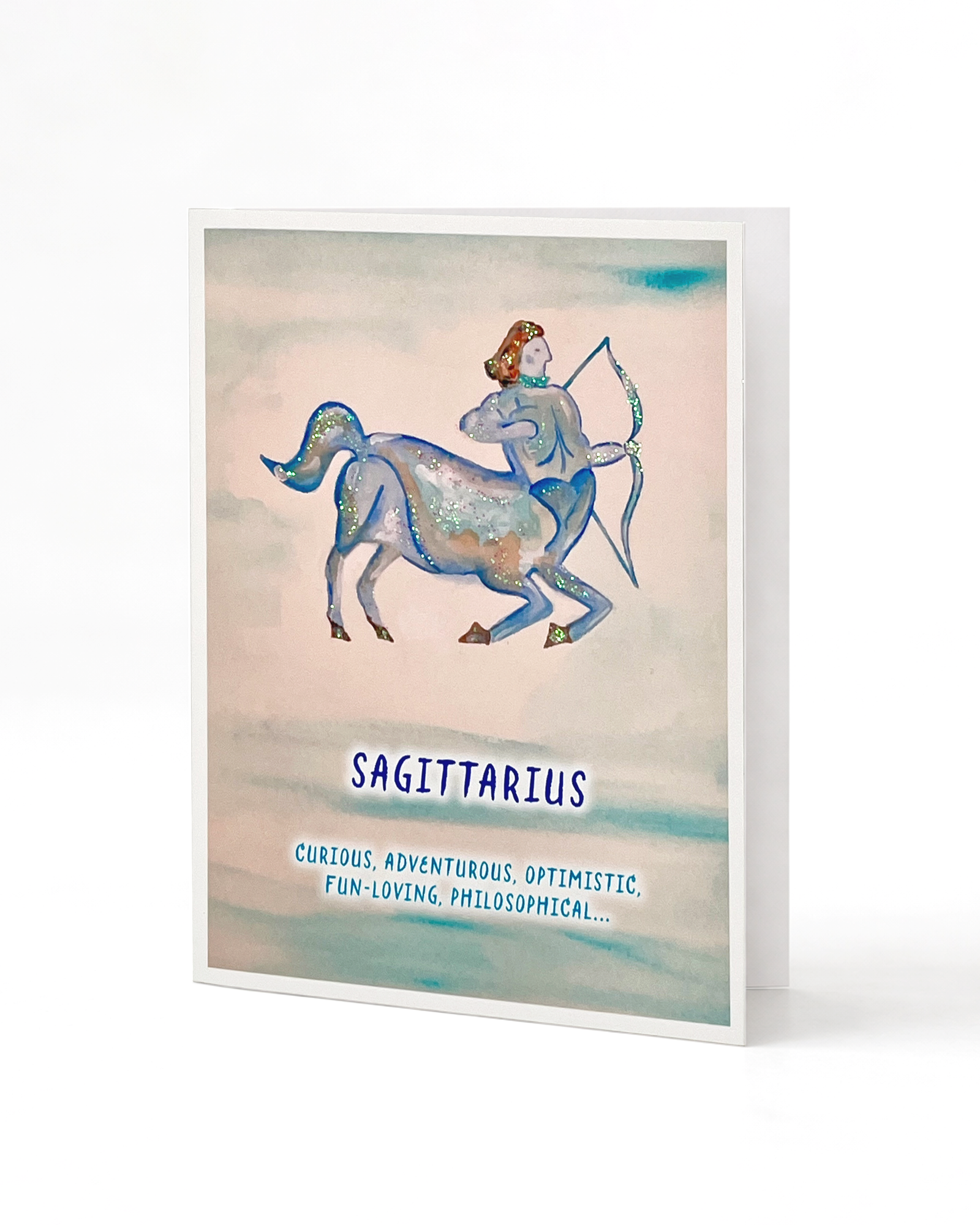 Sagittarius Sun Sign Greeting Card