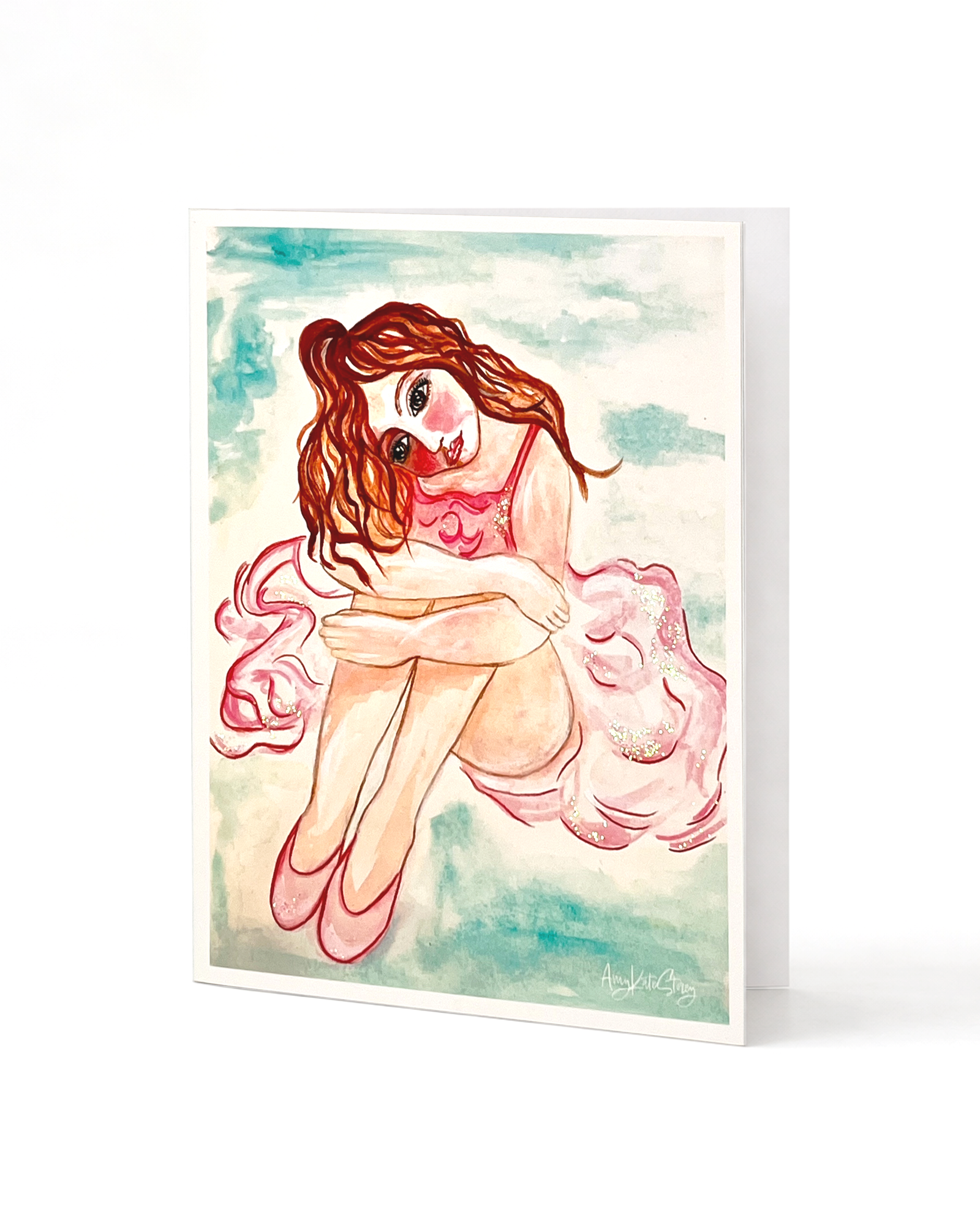 Ballerina Note Card