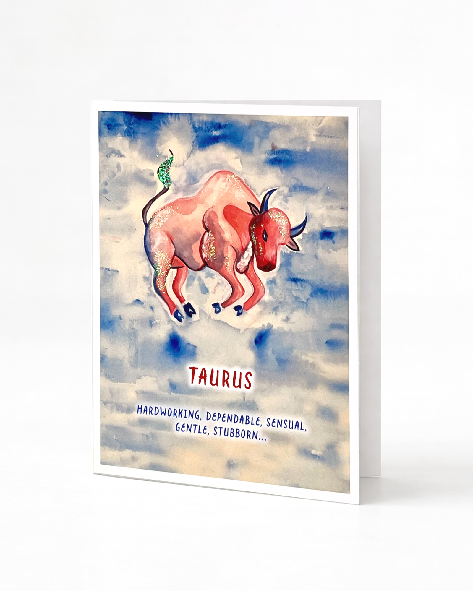 Taurus Sun SIgn Greeting Card