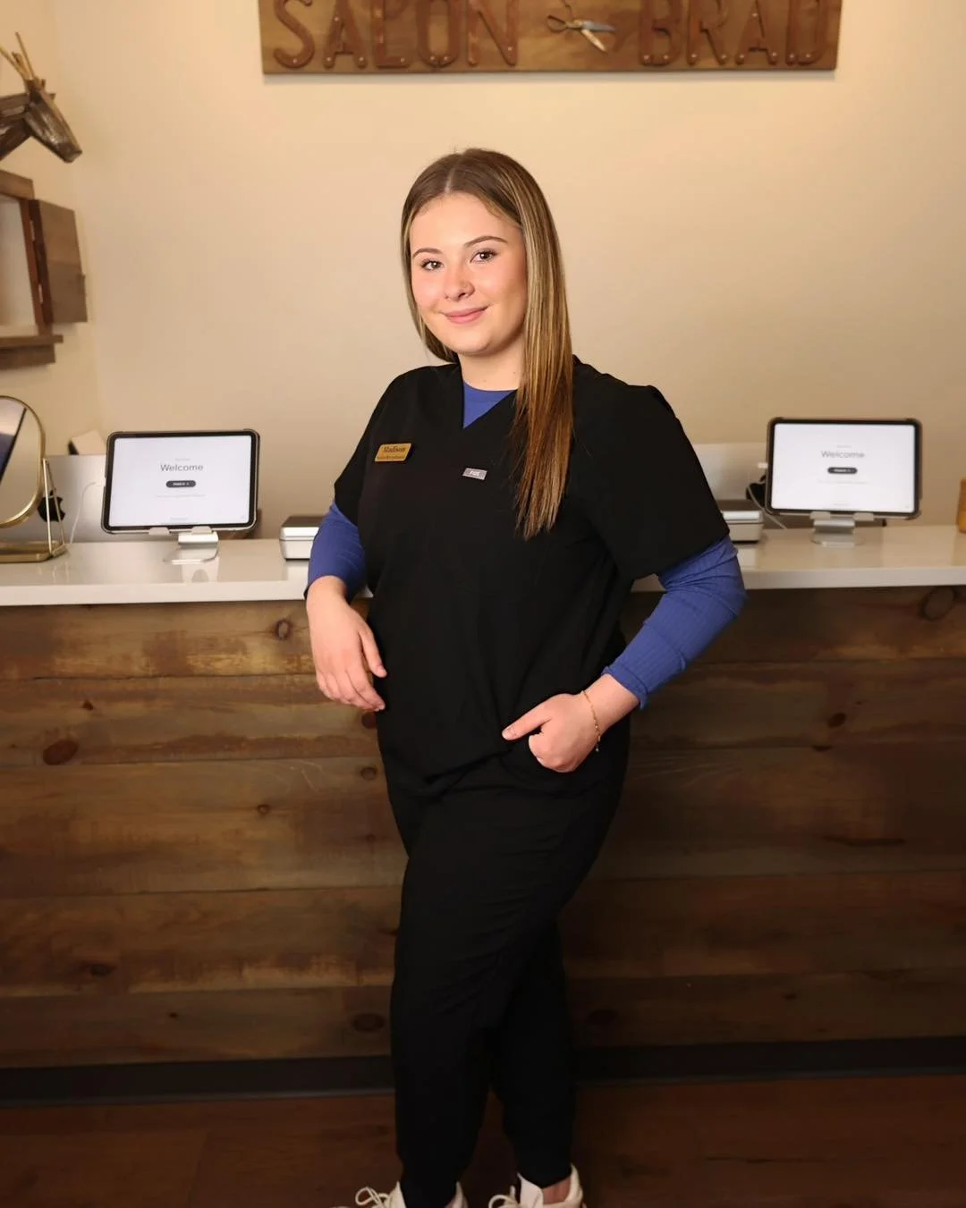 Happy Birthday, Madison!🎉

Today we&rsquo;re celebrating one of the friendly faces that helps keep everything running smoothly at Salon Brad. Madison brings such a warm, welcoming energy to the front desk and is always ready to help make each guest&