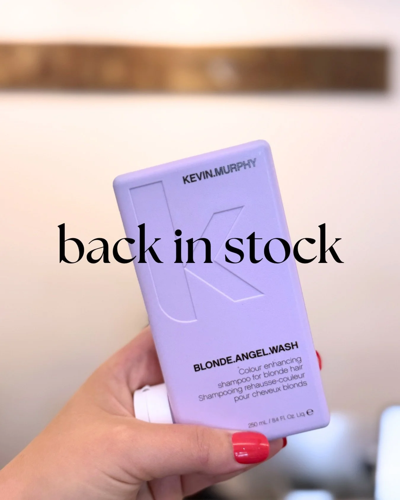 Spotted back on our shelves, KEVIN.MURPHY Blonde Angel Wash + Rinse! 

Call(218)327-9000 or text us (218)408-8407 to set some aside for you!