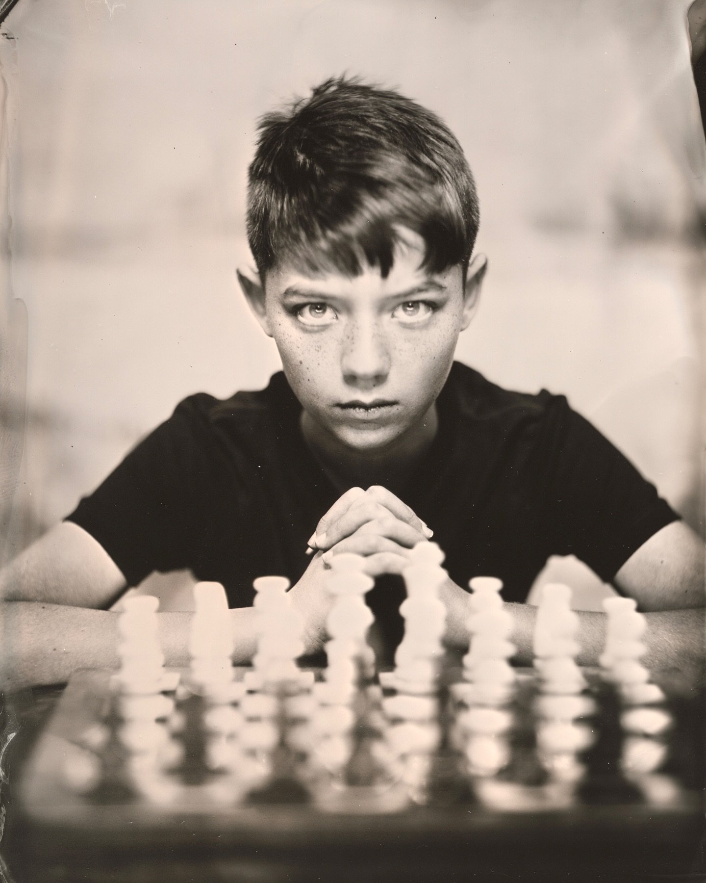Jonah, 5x7 tintype.
