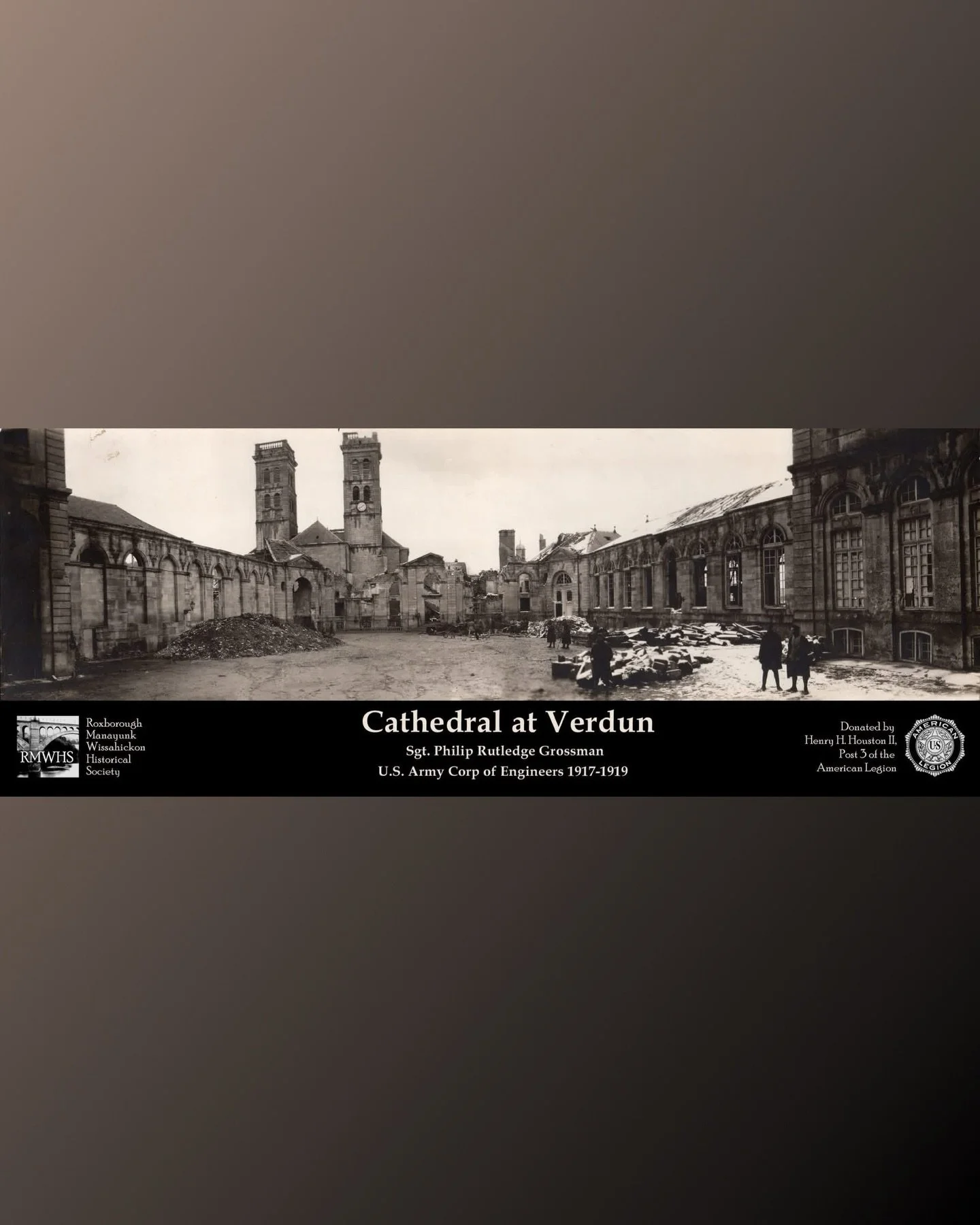 Have you ever seen a collection of Cirkut panoramic photos from World War I? In a bound 4-foot-wide album? I was recently contacted by Georgie Gould, President and Archivist for the Roxborough Manayunk Wissahickon Historical Society, which recently r