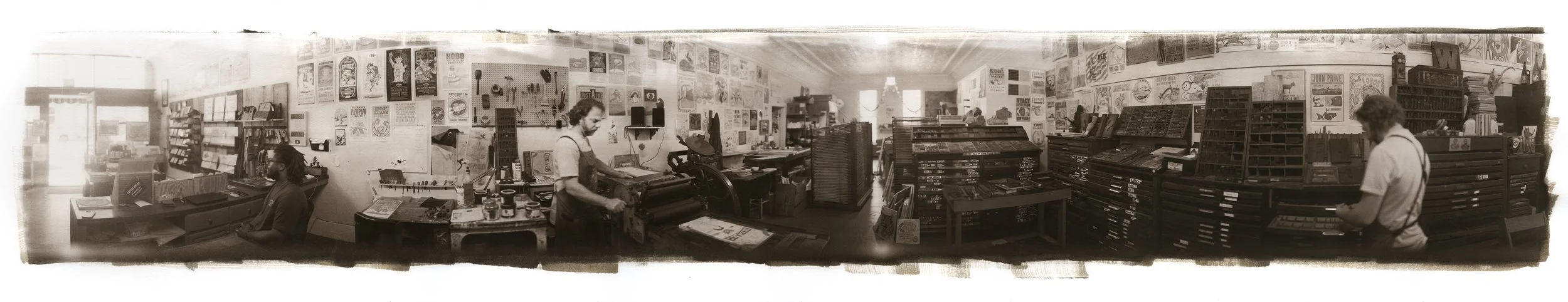 JustAJar Design Press, Marietta, Ohio, 2026 (Vandyke Brown Print)