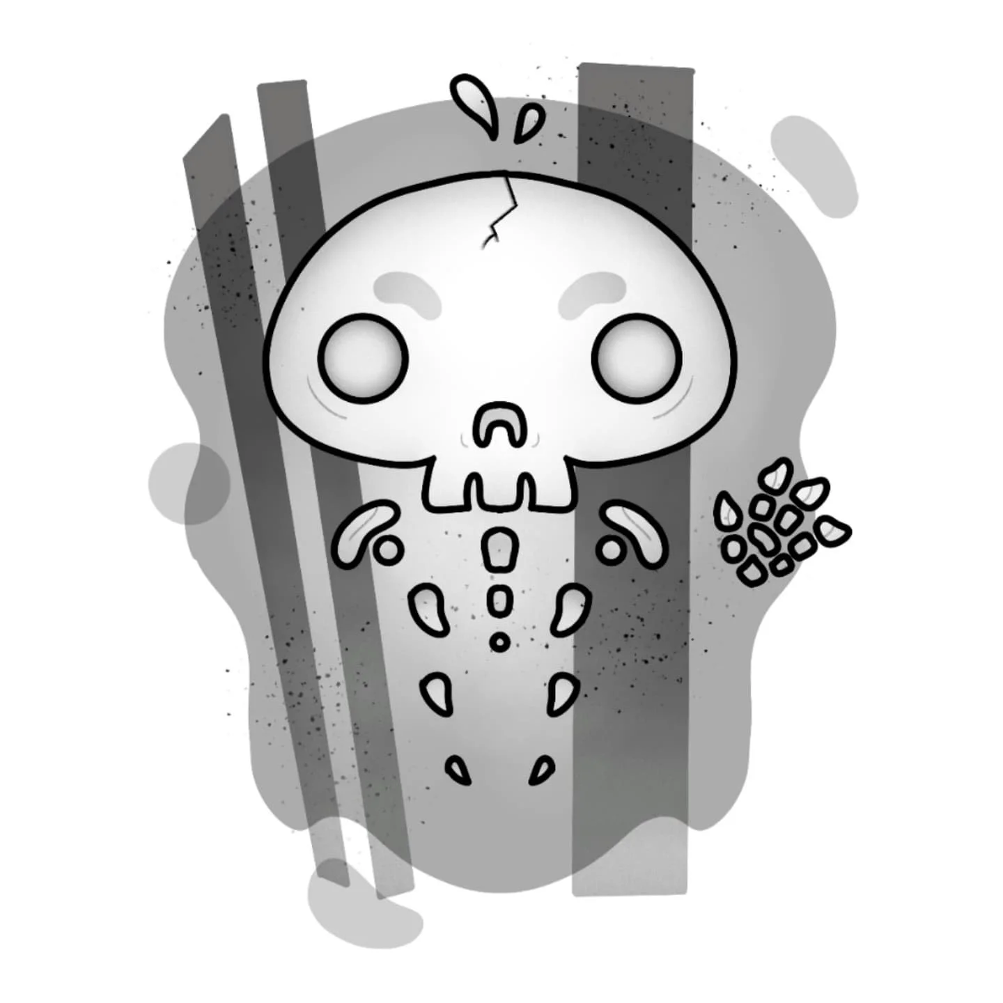 Just a chill ghost 👻 

Some more flash designs from this week, tried to experiment with lineart to get some interesting skeletal and marine designs. The anglerfish is a vibe lol 😂 
.
.
.
.
.
#ghost #gothic #tattooapprentice #flashtattoo #lineart