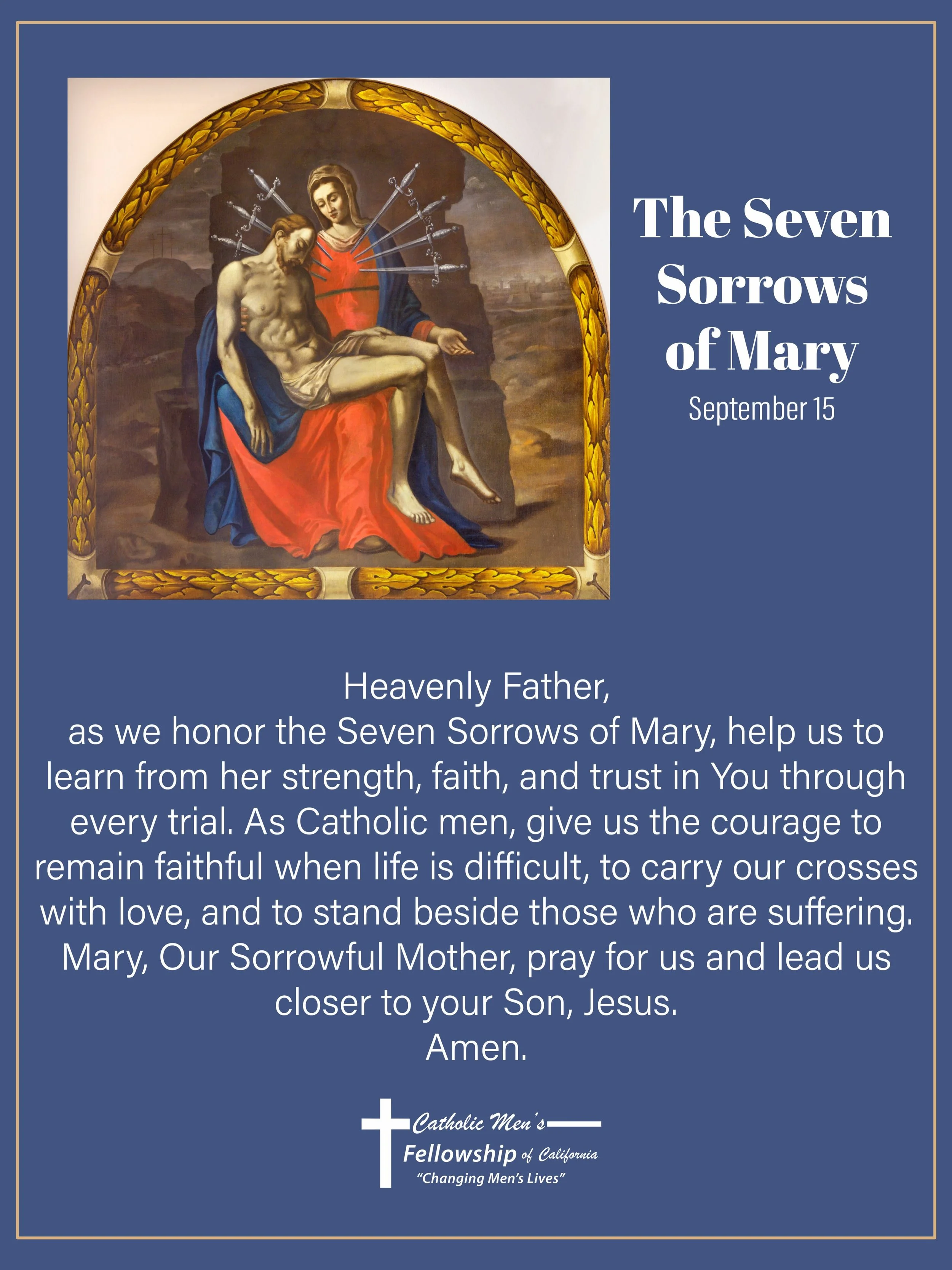 ✨The Seven Sorrows of Mary ✨

#catholic #feastday #sevensorrowsofmary