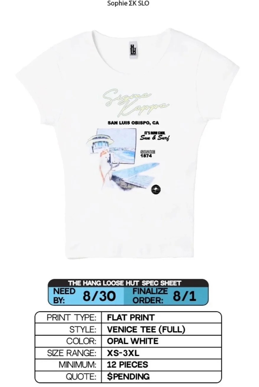 Another merch example from work week! 