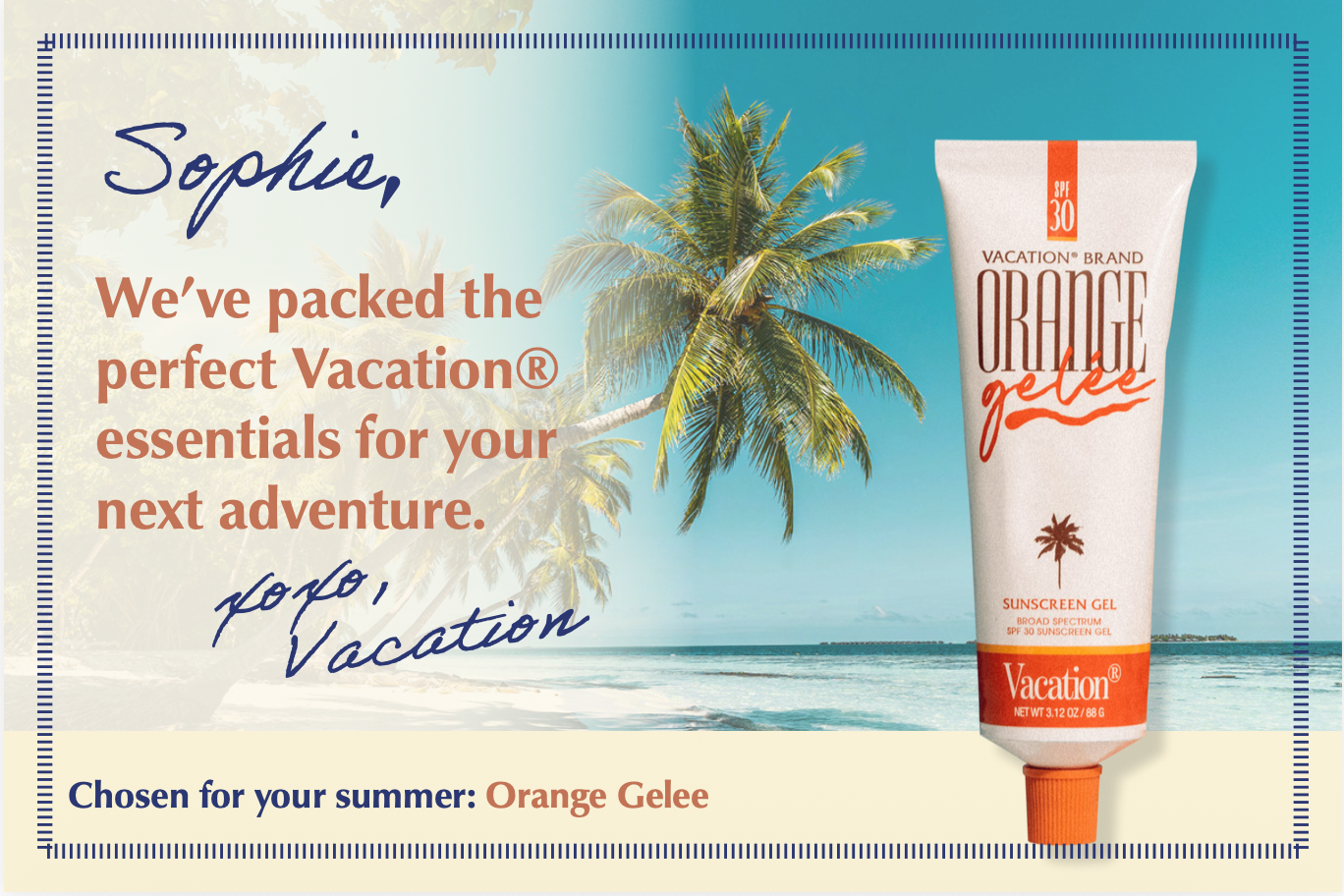 Vacation® Mock VDP Campaign