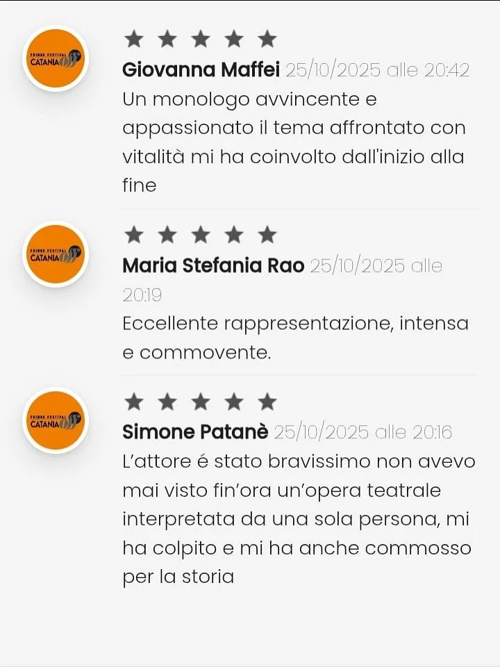 Oggi ultimo giorno di @fringe_catania_off_festival !

Ecco alcune recensioni di Boxeur e Troppo Bella per essere vera.

@mavipuckhc 
@maurapettorruso 
@ildeta 

#feedback #teatrocontemporaneo #fringeoffcatania #pequodcompagnia #compagniateatroe