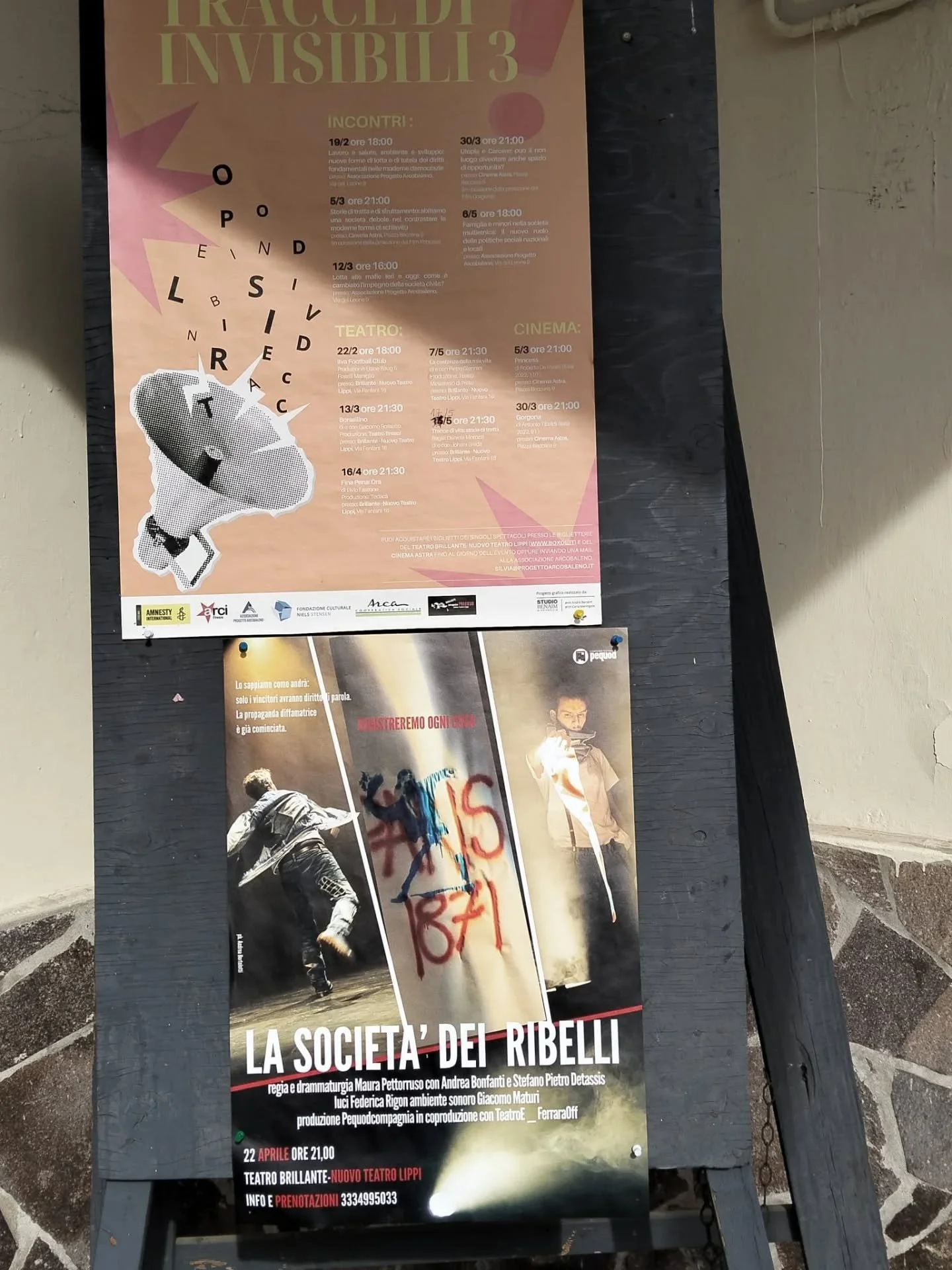 ✨ 22/04/26✨
Ieri La societ&agrave; dei ribelli  in trasferta a Firenze!
Grazie all' organizzazione e accoglienza di  @blanca_teatro, grazie al calore del pubblico presente, capace di saper cogliere l'essenza del nostro spettacolo, con entusiasmo e co