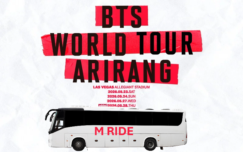 BTS Shuttle Tickets: Round Trip to Allegiant Stadium May 23rd, 24th, 27th and 28th.